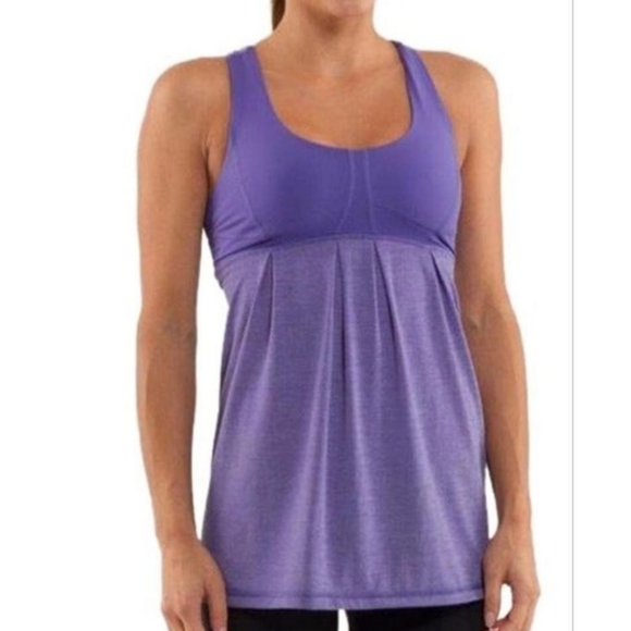 lululemon athletica Tops - Lululemon Purple Run Your Heart Out Tank